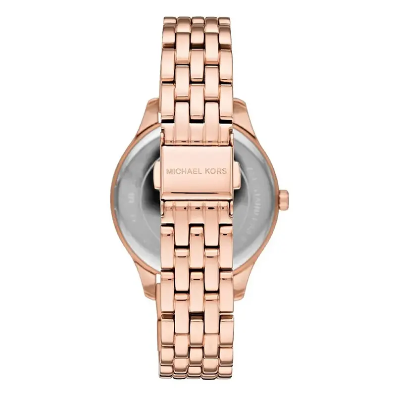 Michael Kors Lexington White Dial Rose Gold Ladies Watch- MK6641